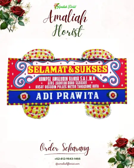 Papan Bunga Ucapan Selamat Cilayang